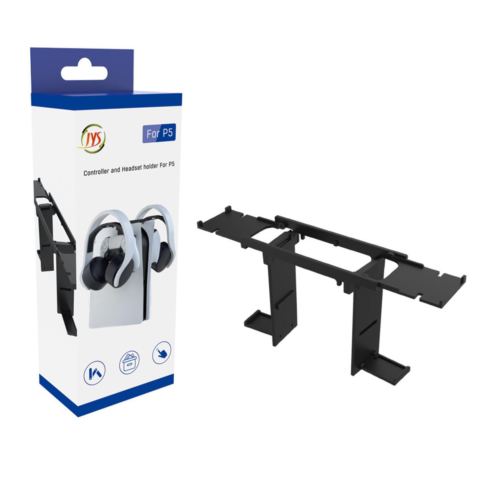 Universal Headphone Storage Bracket for Hanging Rods for PS5 Console And VR Processor