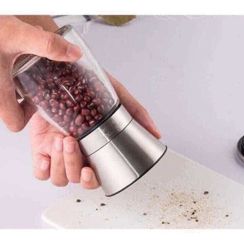 Xay tiêu nắp nhựa