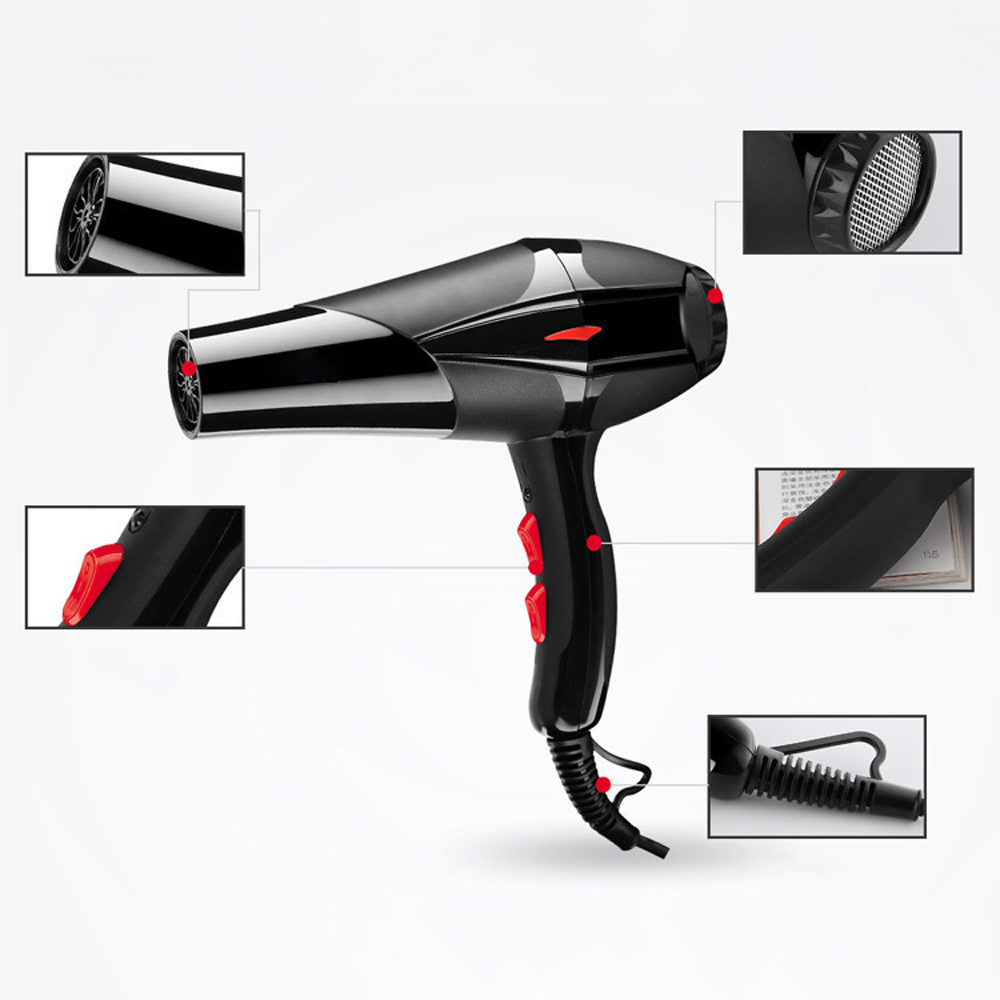 Máy Sấy Tóc Công Suất Lớn 3500W Đa Năng, Với 2 Chiều Nóng Lạnh Hiện Đại, Đầu Sấy Được Thiết Kế Chịu Nhiệt Độ Cao