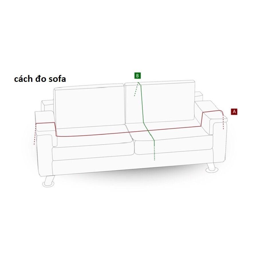 Thảm Phủ Sofa chống bụi bẩn, Thảm TRANG TRÍ Sofa TÔNG TRẮNG NÂU KEM SBK113