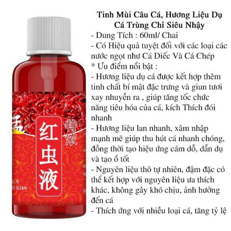 Tinh Mùi Câu Cá Trùng Chỉ Siêu Nhậy