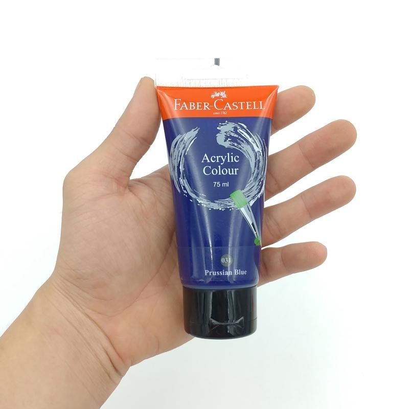 Tuýp Màu Vẽ ACRYLIC 75ML PRUSSIAN BLUE Faber-Castell 187551 (Xanh Phổ)