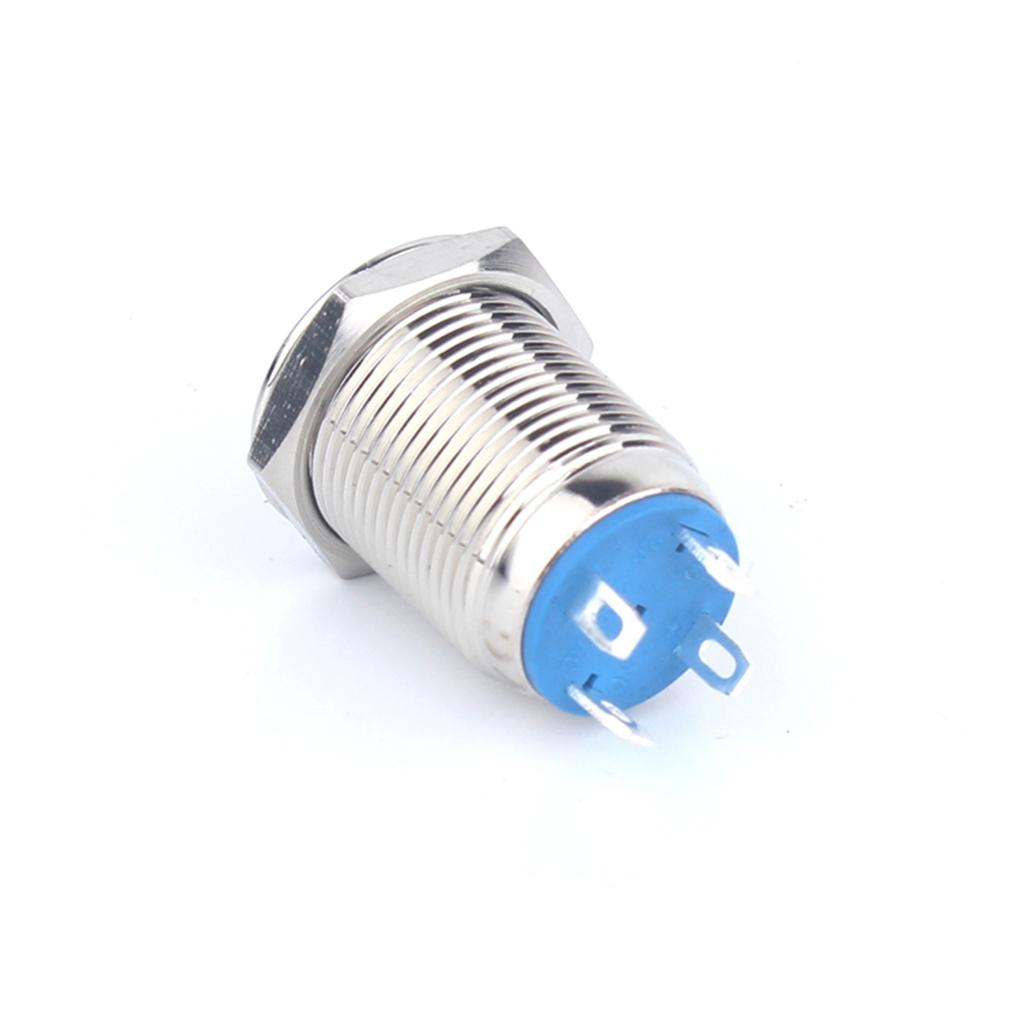 12mm 36V ĐÈN LED Chống Nước Kim Loại Chỉ Báo Bằng Phẳng Đặt Lại Tín Hiệu Đèn Hàn Chân