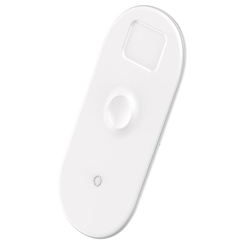 Đế sạc nhanh không dây 3 in 1 Baseus BS-IW04 18W ( điện thoại + Apple Watch + Airpods) - Hàng chính hãng