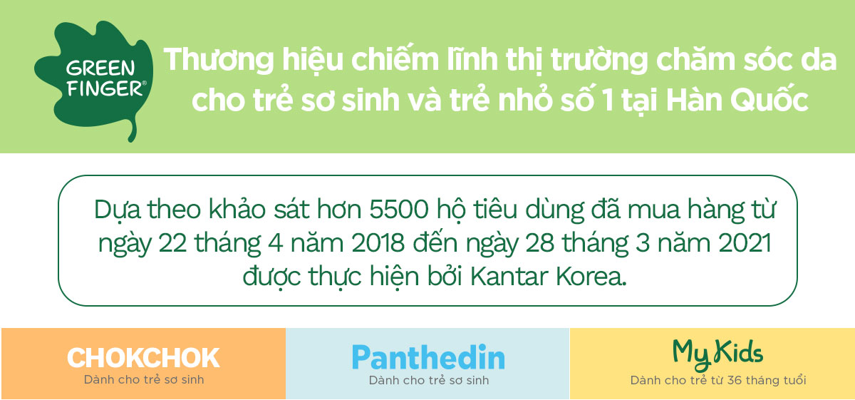Combo 1 Sữa Tắm Tạo Bọt Và 1 Sữa tắm dưỡng ẩm Cho Bé GREENFINGER CHOKCHOK MOISTURE FOAMING WASH 320ml + BABY WASH 320ml