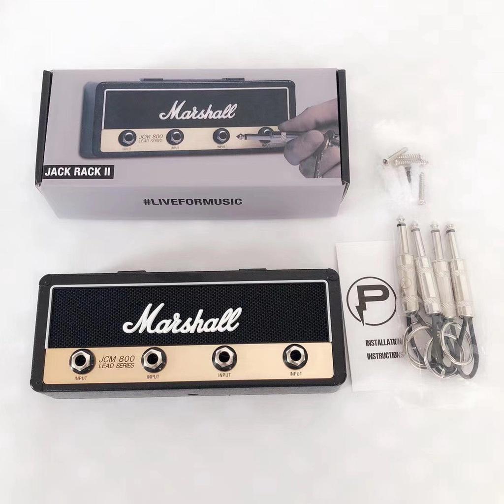 Phụ kiện móc khóa hình loa Marshall decor trang trí nhà của (set 4 móc)