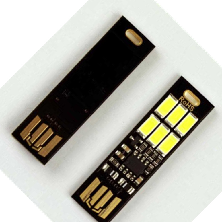 Đèn cảm ứng mini mỏng, gọn cắm cổng USB