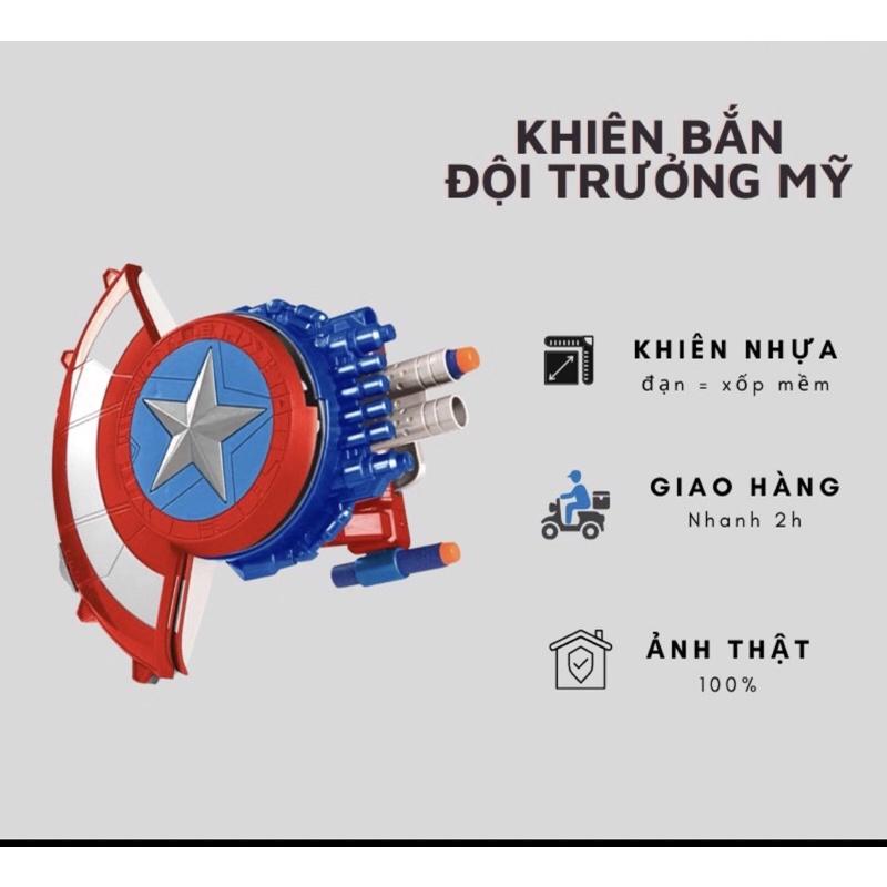 Đồ chơi trẻ em cho bé Siêu Nhân Siêu anh hùng Đội Trưởng Mỹ Người Sắt Captain America