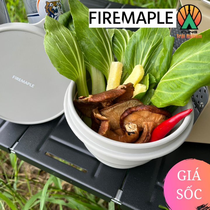 [CHÍNH HÃNG] Bát Silicone Cao Cấp Đa Năng Đựng Đồ Ăn Cho Dã Ngoại Du Lịch Fire Maple FMI-SILIBOWL