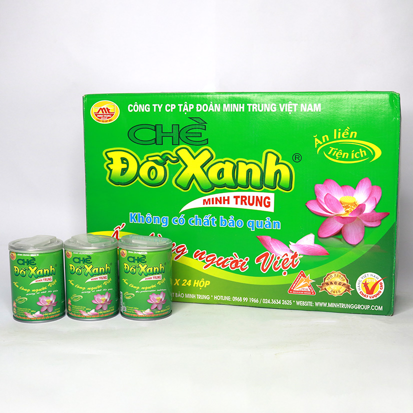 Chè Đỗ Xanh Minh Trung lốc 3 lon - CHEDOXANH 3