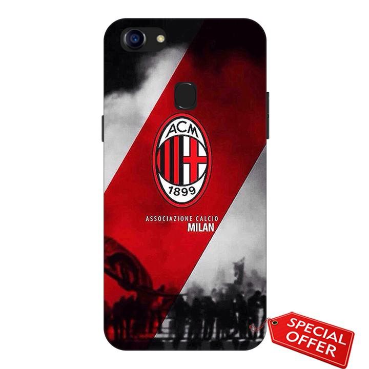 Ốp lưng dành cho điện thoại Oppo F5- nhựa dẻo Silicone in hình Câu lạc bộ AC Milan