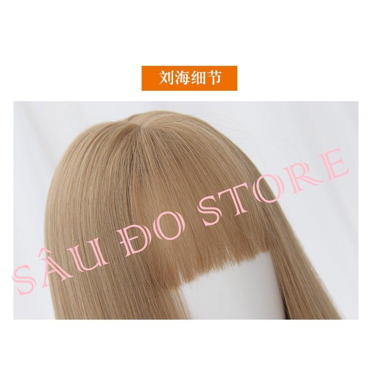 TÓC BỘ LƯỚI HOA MÁI THƯA XOĂN DỢN ĐUÔI DÀI 65CM