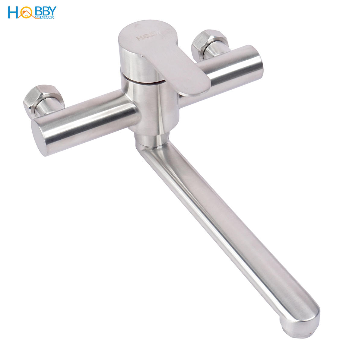 Vòi rửa chén nóng lạnh gắn tường Inox 304 Hobby Home Decor ANL1