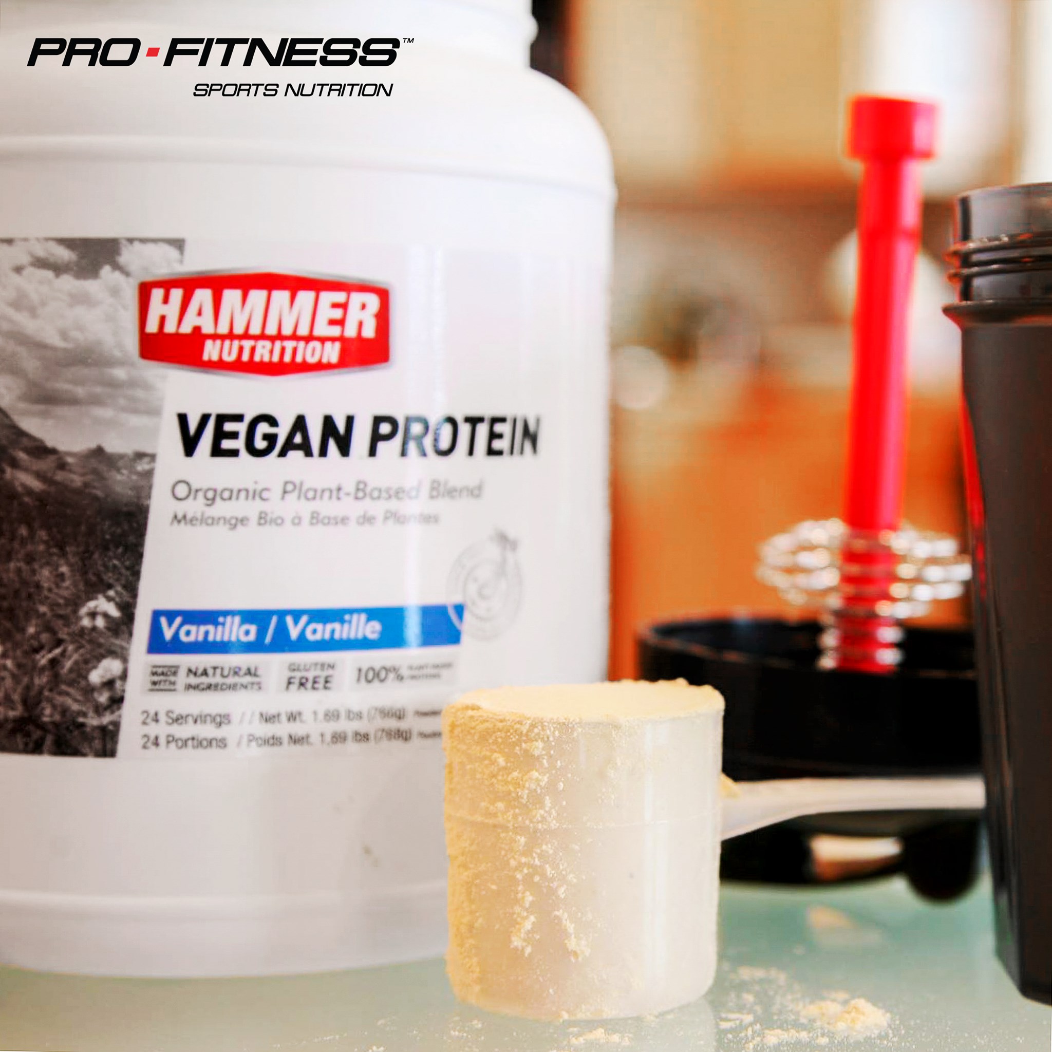 Sữa Bổ Sung Protein Dành Cho Người Ăn Chay - Hammer Nutrition Organic Vegan Protein 24 serving