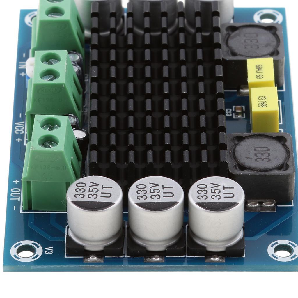 XH-M542 DC 12-26V 100W TPA3116DA Mono Channel Digital Power Audio Amplifier