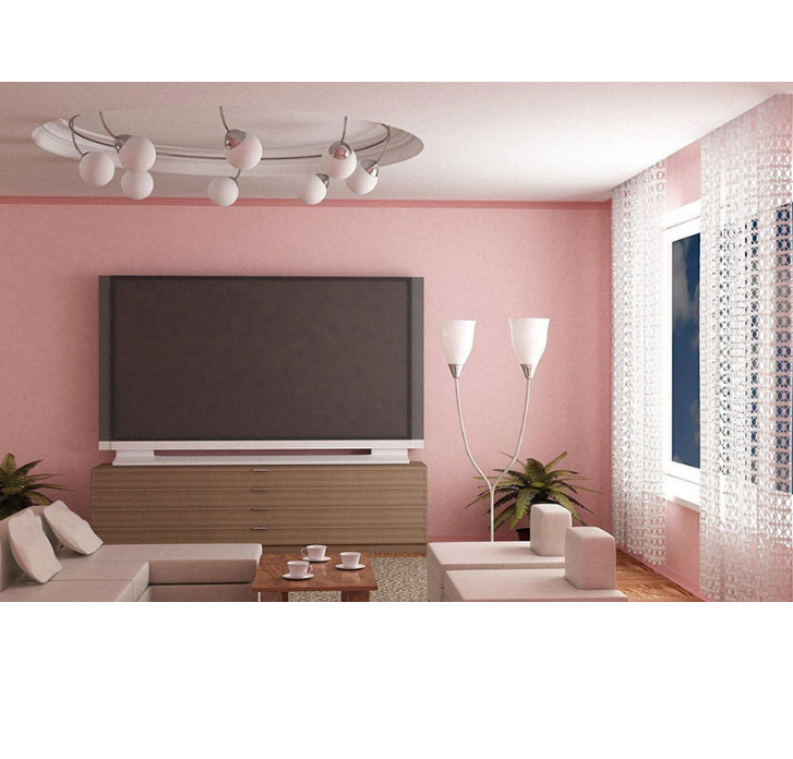 Combo 10 mét giấy dán tường, decal dán tường trang trí nhà cửa HỒNG NHẠT khổ 45cm