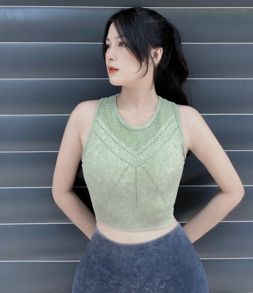 ÁO BRA CROPTOP THỂ THAO NỮ TẬP GYM,YOGA,FITNESS, CHẠY BỘ, CẦU LÔNG...- NEW 2022