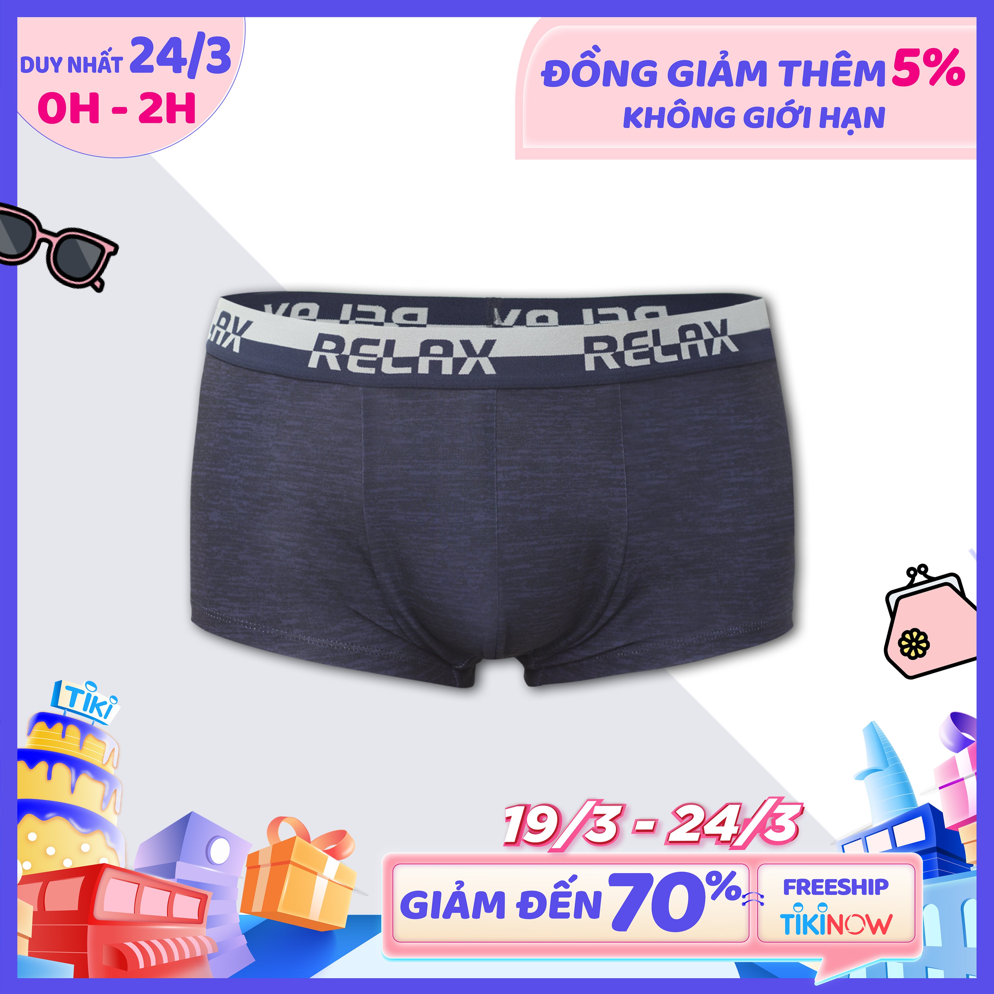 Quần lót nam Relax RLTK056 dạng Trunk