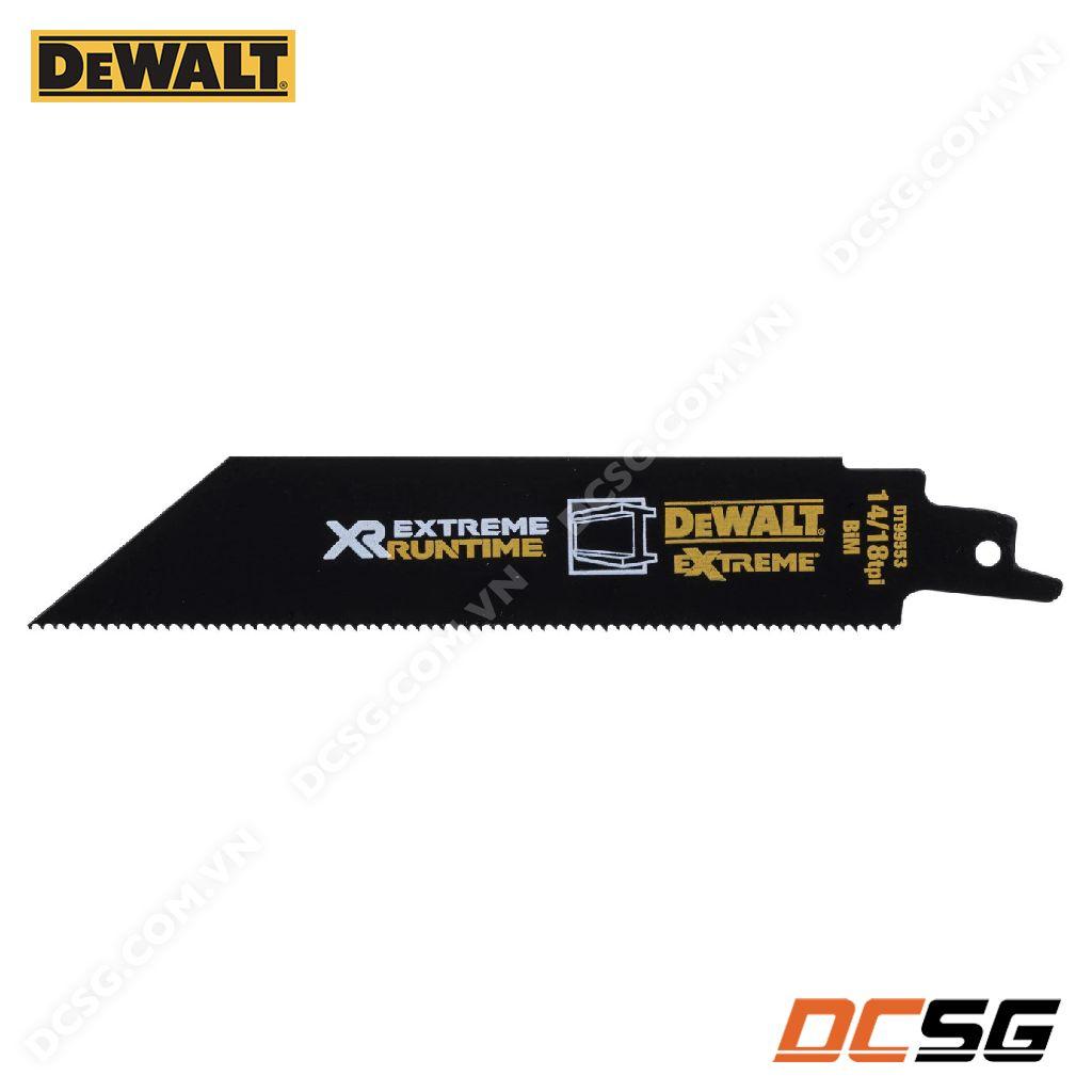 Lưỡi cưa kiếm cắt kim loại 14/18TPI DEWALT EXTREME | DCSG