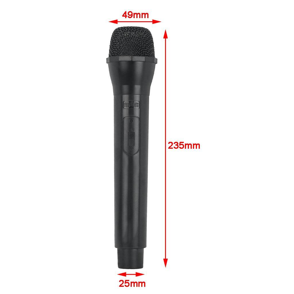 6X Classic Black Wireless Microphone Prop Telemarketer Anchorman Singer MIC Toy