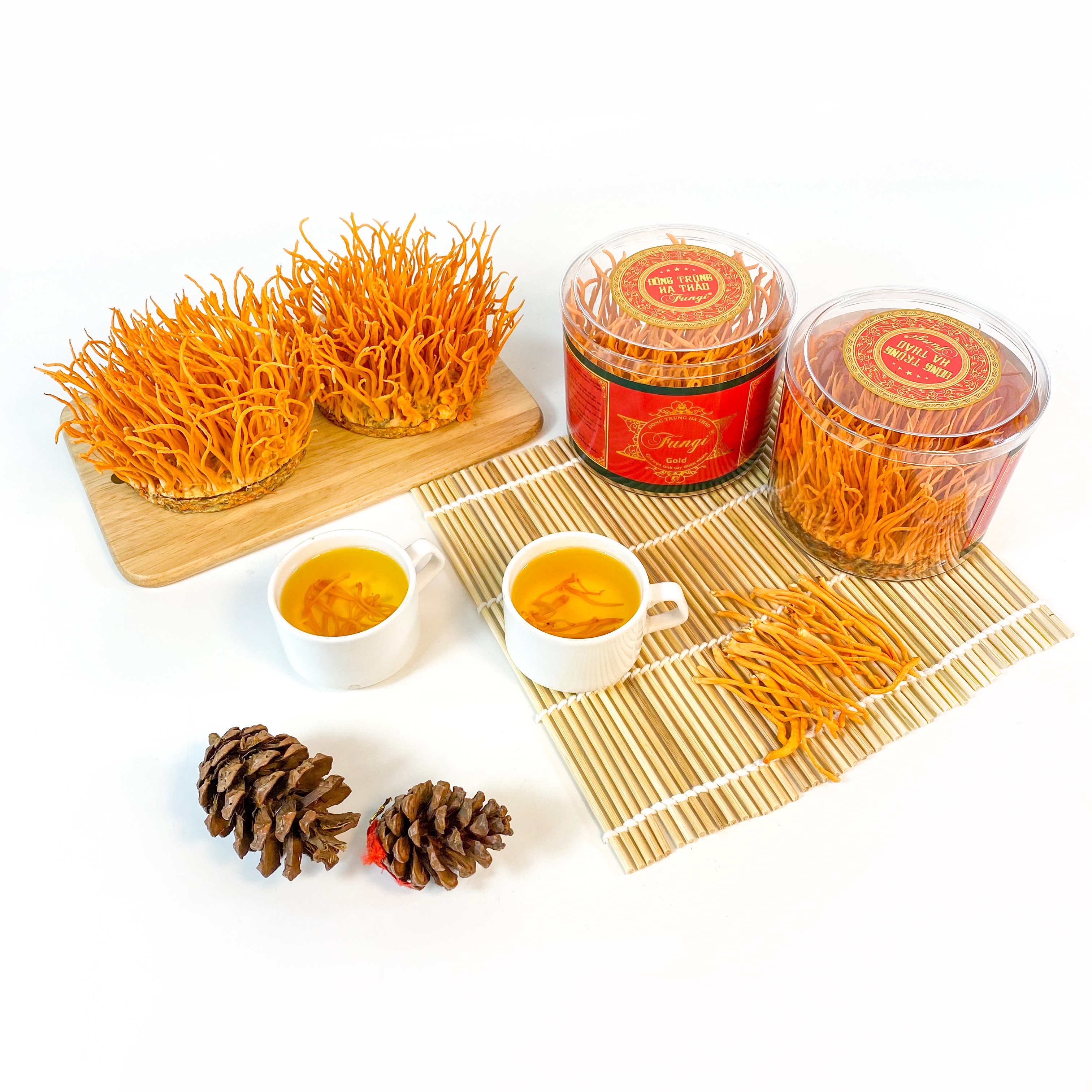 Đông Trùng Hạ Thảo Fungi Tươi 100Gram