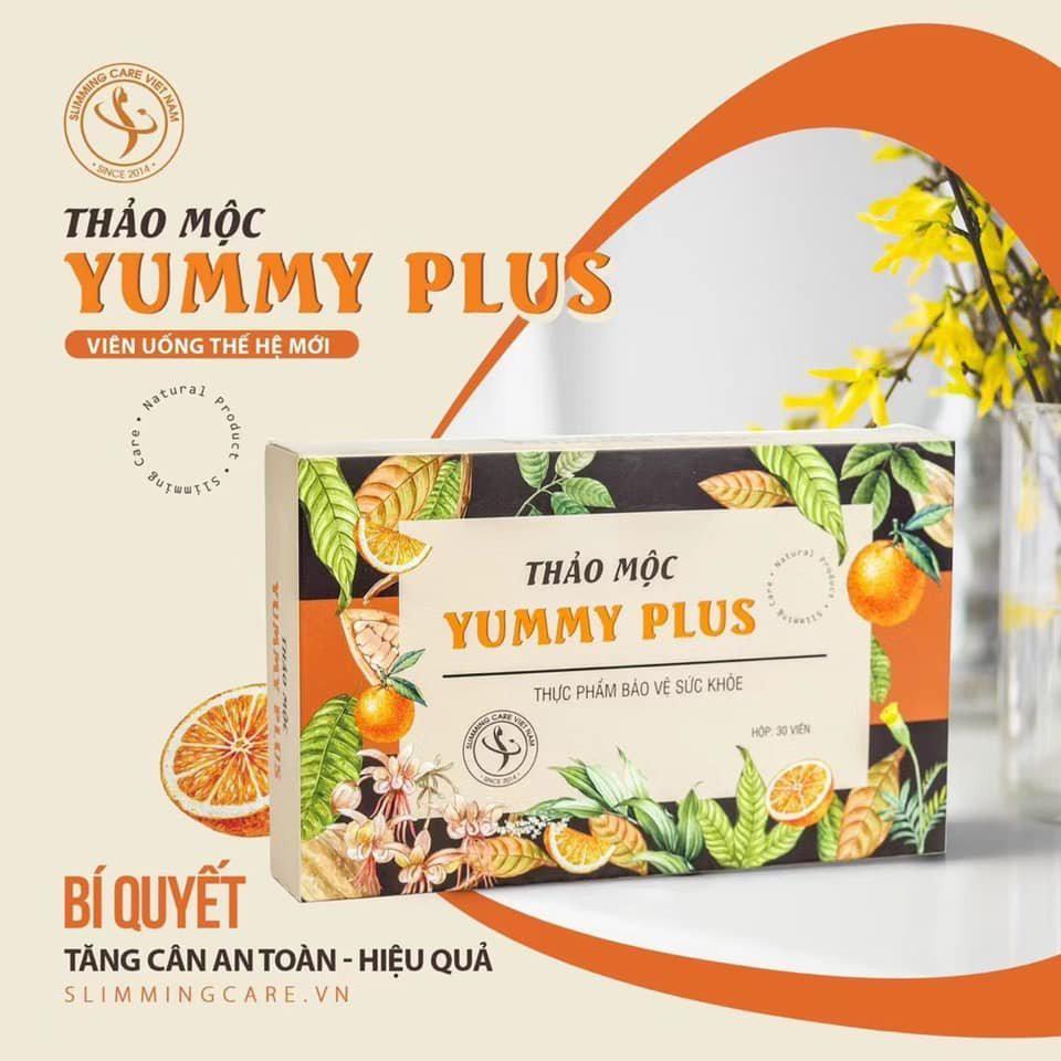 THẢO MỘC YUMMY PLUS - HỖ TRỢ TĂNG CÂN AN TOÀN HIỆU QUẢ