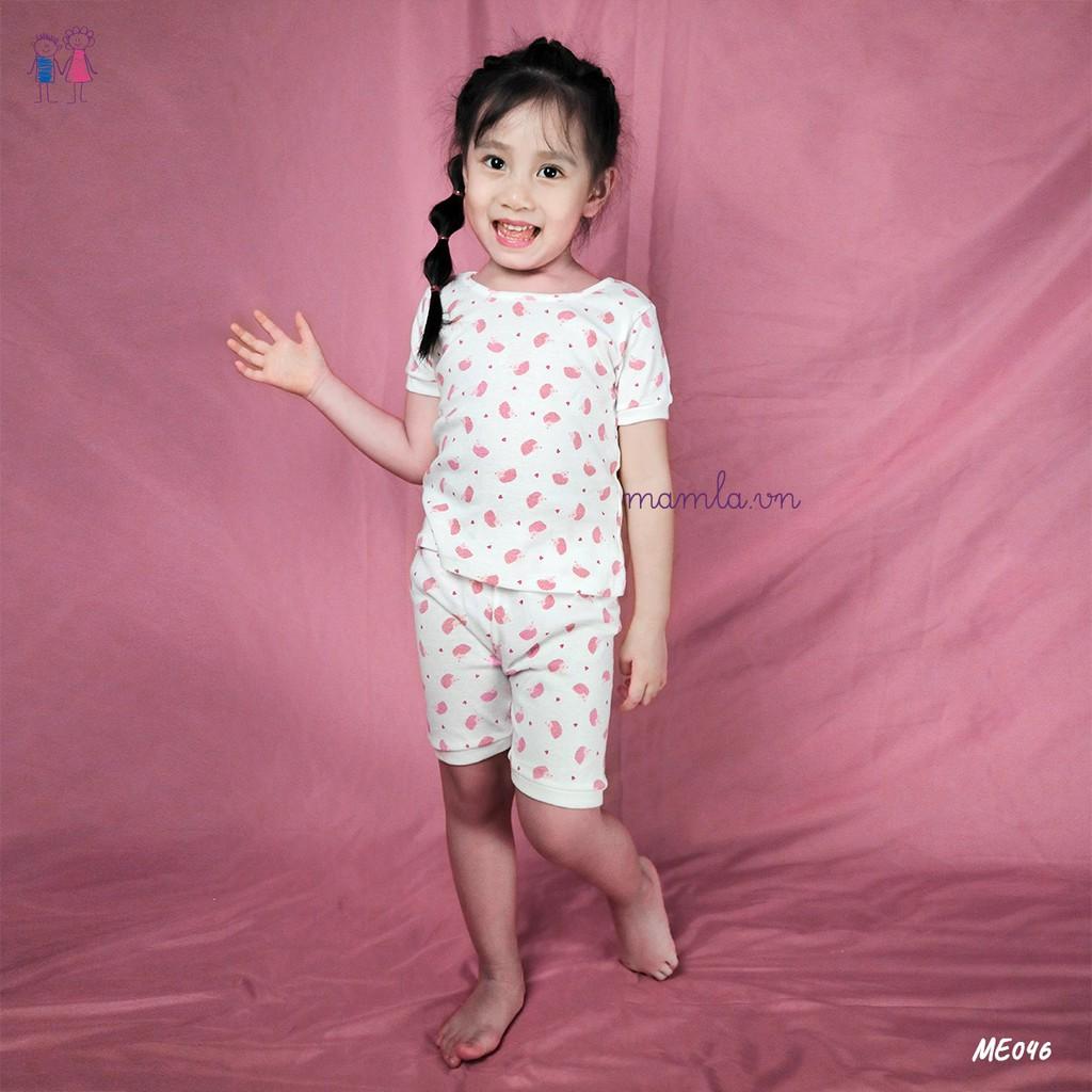 Đồ bộ ngắn tay Messi cotton kiểu xuất Hàn cho bé gái