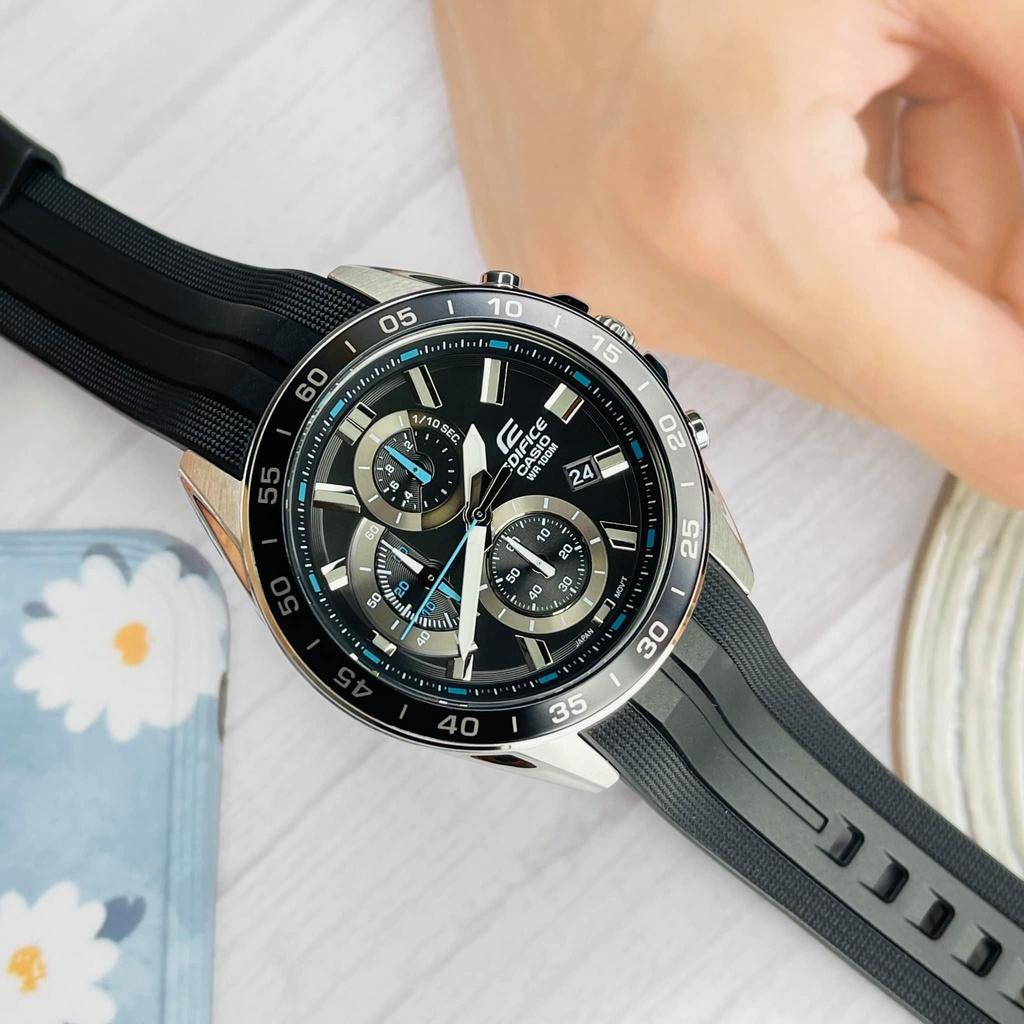 Đồng Hồ Nam Dây Nhựa Casio Edifice EFV-550P-1AVUDF Chính Hãng - EFV-550P-1A