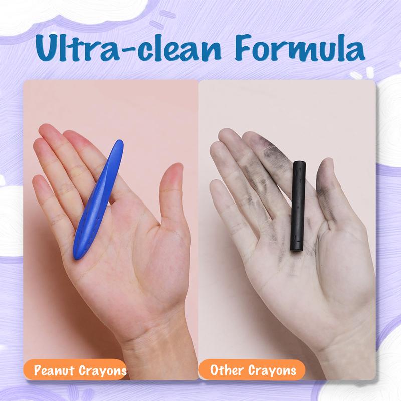 Hộp 24 Màu Sáp Triangular Peanut - Y Plus+ GC210300