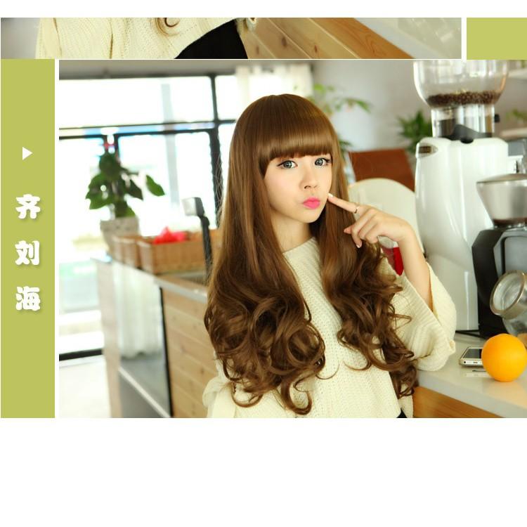 Bộ tóc giả nữ Hàn Quốc + Tặng kèm lưới T39