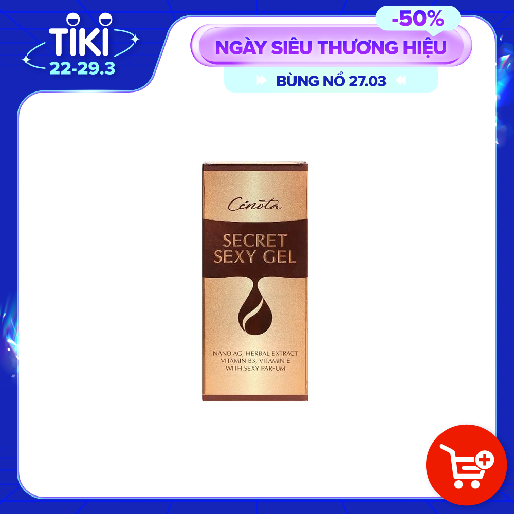 Dung Dịch Vệ Sinh Phụ Nữ Làm Hồng Và Se Khít Vùng Kín Cenota Secret Sexy Gel 150ml