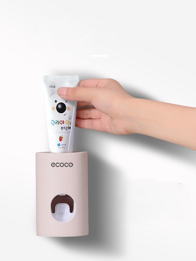 Dụng cụ lấy kem đánh răng tự động dán tường cao cấp