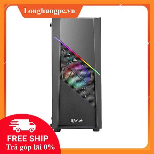 Vỏ Case JETEK SQUID A1 (Mid Tower/Màu Đen) - 1 FAN