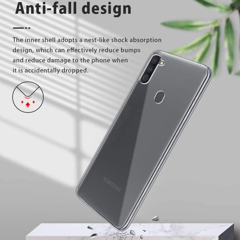 Ốp lưng dẻo silicon cho Samsung Galaxy A11 hiệu HOTCASE Ultra Thin - Hàng nhập khẩu