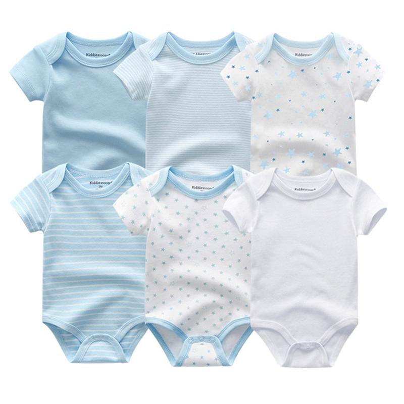 2021 6 Cái/bộ Unisex Sơ Sinh Bé Trai Quần Áo Kỳ Lân Cotton Bé Gái Quần Áo Hoạt Hình Bé Gái Quần Áo Liền Quần Bodysuits