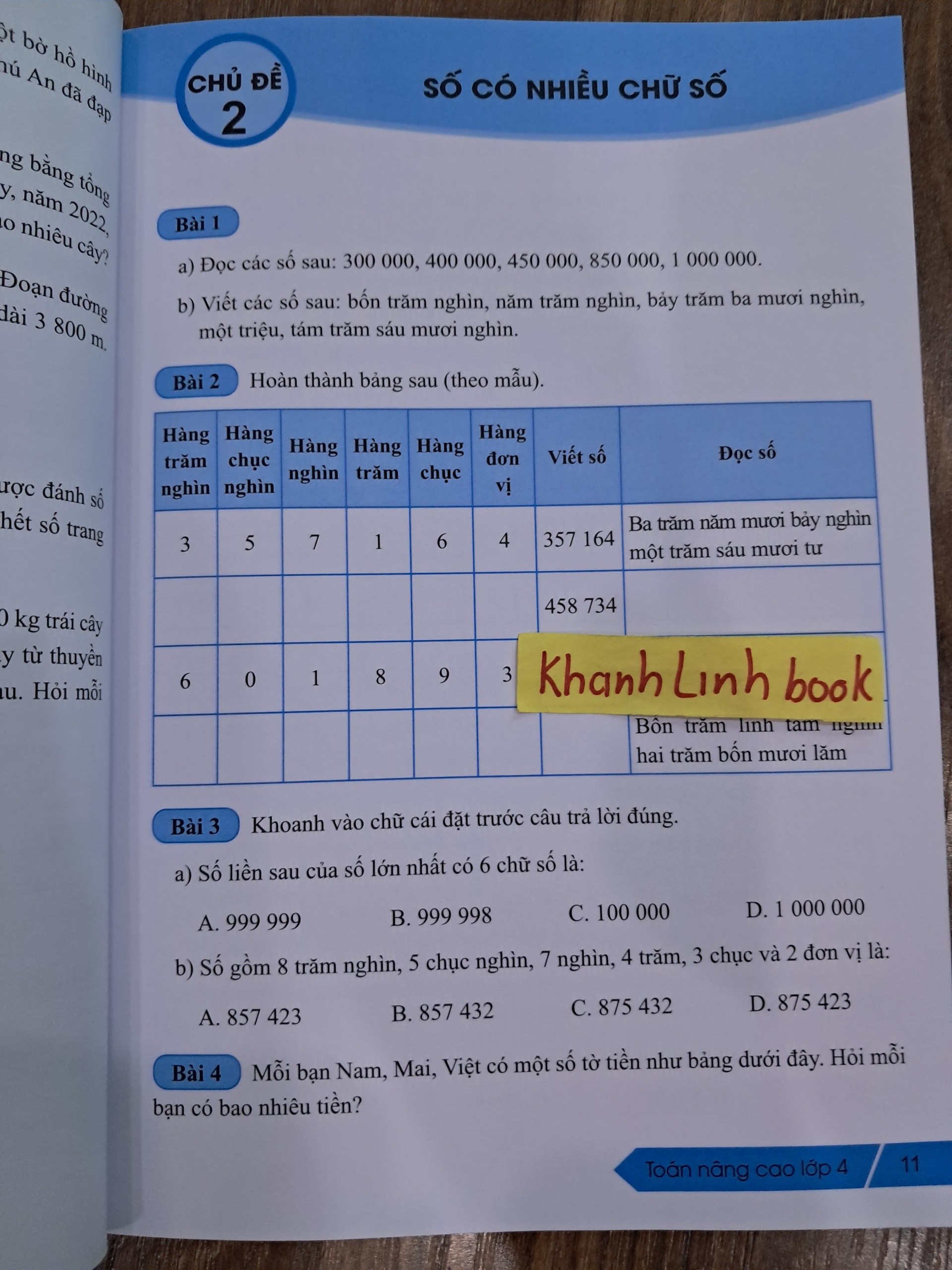 Sách - Toán Nâng Cao Lớp 4 - Biên soạn theo chương trình GDPT mới