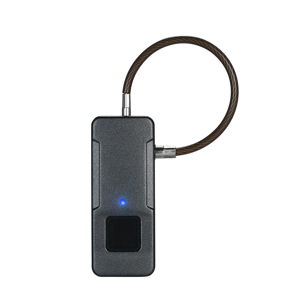 Ổ Khóa Vân Tay Thông Minh 10 bộ dấu vân tay, Chống Nước IP65, Chống Trộm Không Cần Chìa Có Thể Sạc Lại Bằng Cổng USB