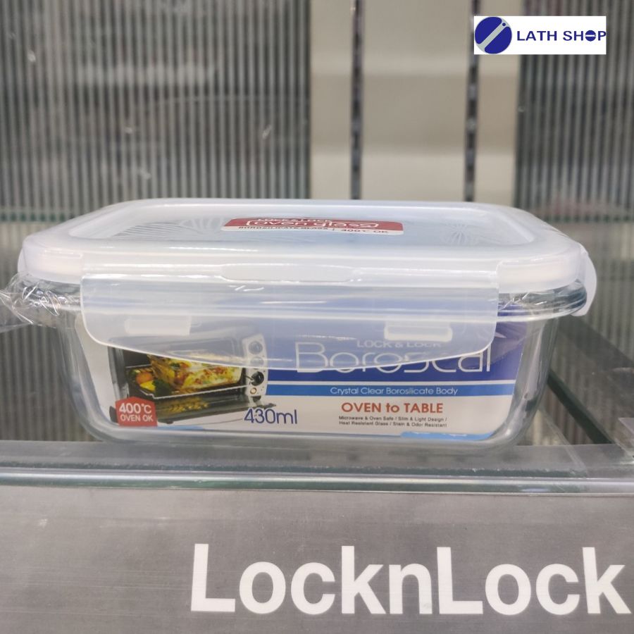 Hộp Thủy Tinh Chữ Nhật Lock&Lock Clear LLG424