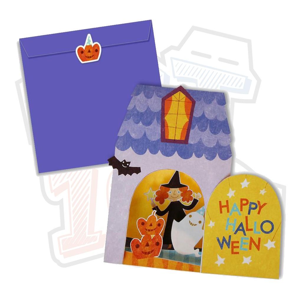 Mô hình giấy Lễ hội Halloween House Card Set