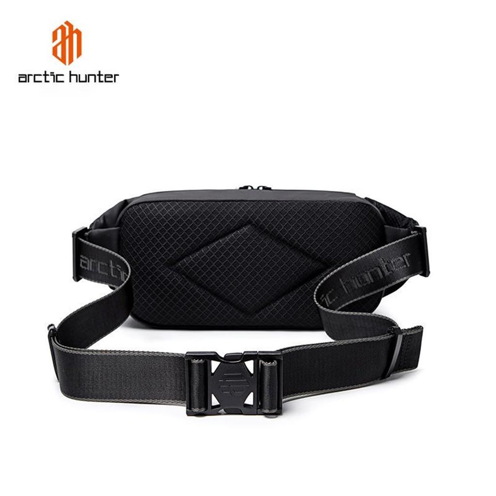 Hình ảnh Túi đeo hông, đeo ngực Arctic Hunter YB00029 chất liệu Oxford chống thấm nước, nhiều ngăn đa năng, phù hợp chạy bộ