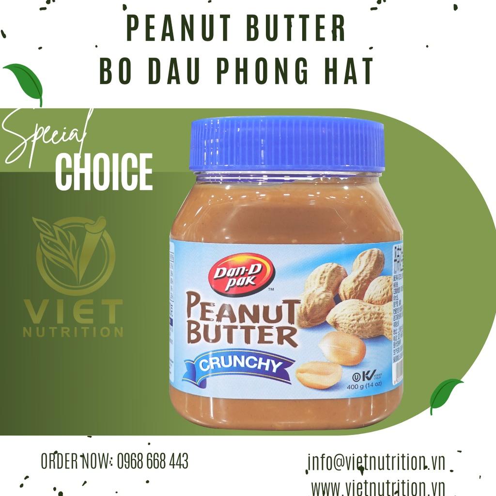 Bơ đậu phộng hạt Peanut butter 400g