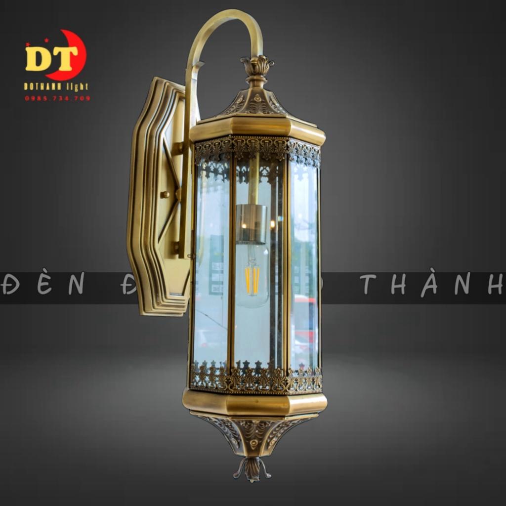 Đèn tường đồng kính ngoài trời cao cấp,hiện đại HTLQ TDK