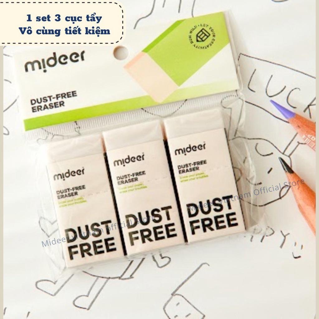 Tẩy gôm bút chì mềm không bụi Mideer Dust-free Eraser, đồ dùng học tập cho bé