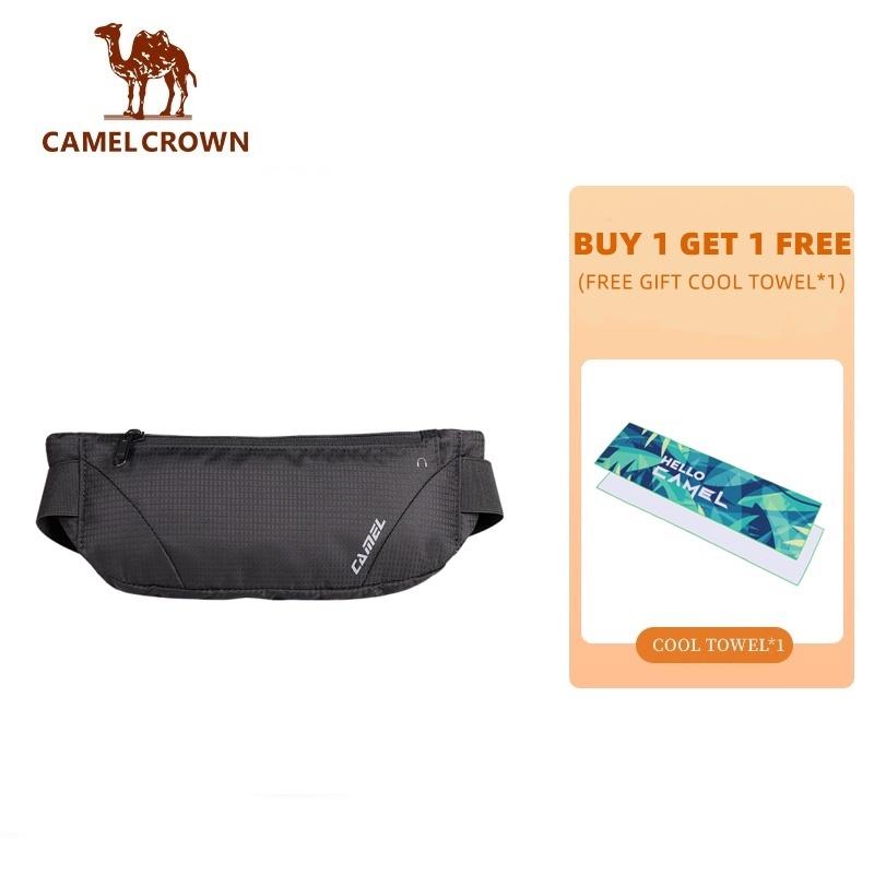 CAMEL CROWN Túi Đeo Hông Thể Thao Đa Năng Siêu Mỏng Cá Tính Cho Nam Nữ
