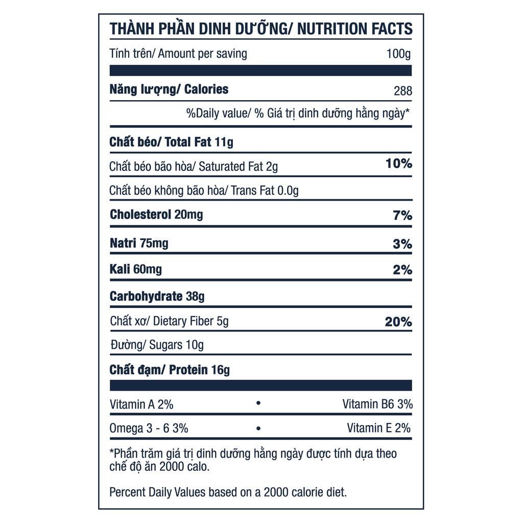 Bánh Biscotti Nguyên Cám 250gr - Bánh Ăn Kiêng Không Đường Vua Yến Mạch