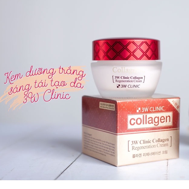 Kem dưỡng da 3W Clinic Collagen Trắng Sáng Tái Tạo Da 60ml