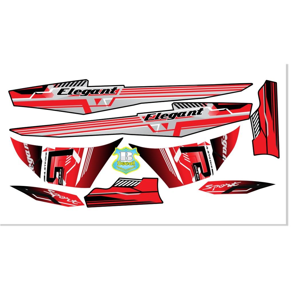 Tem rời elegant 50 2016 R trắng đỏ đen