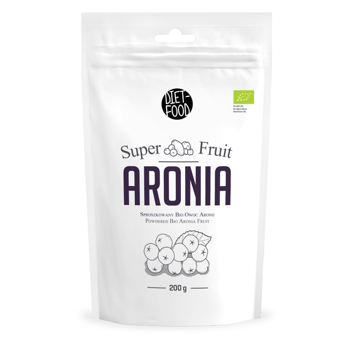 Bột Aronia hữu cơ Diet Food 200g Organic Aronia Powder