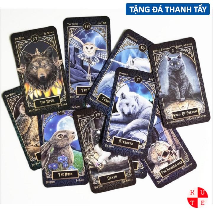 Bài Tarot Familiars 78 Lá Bài Tặng File Tiếng Anh Và Đá Thanh Tẩy