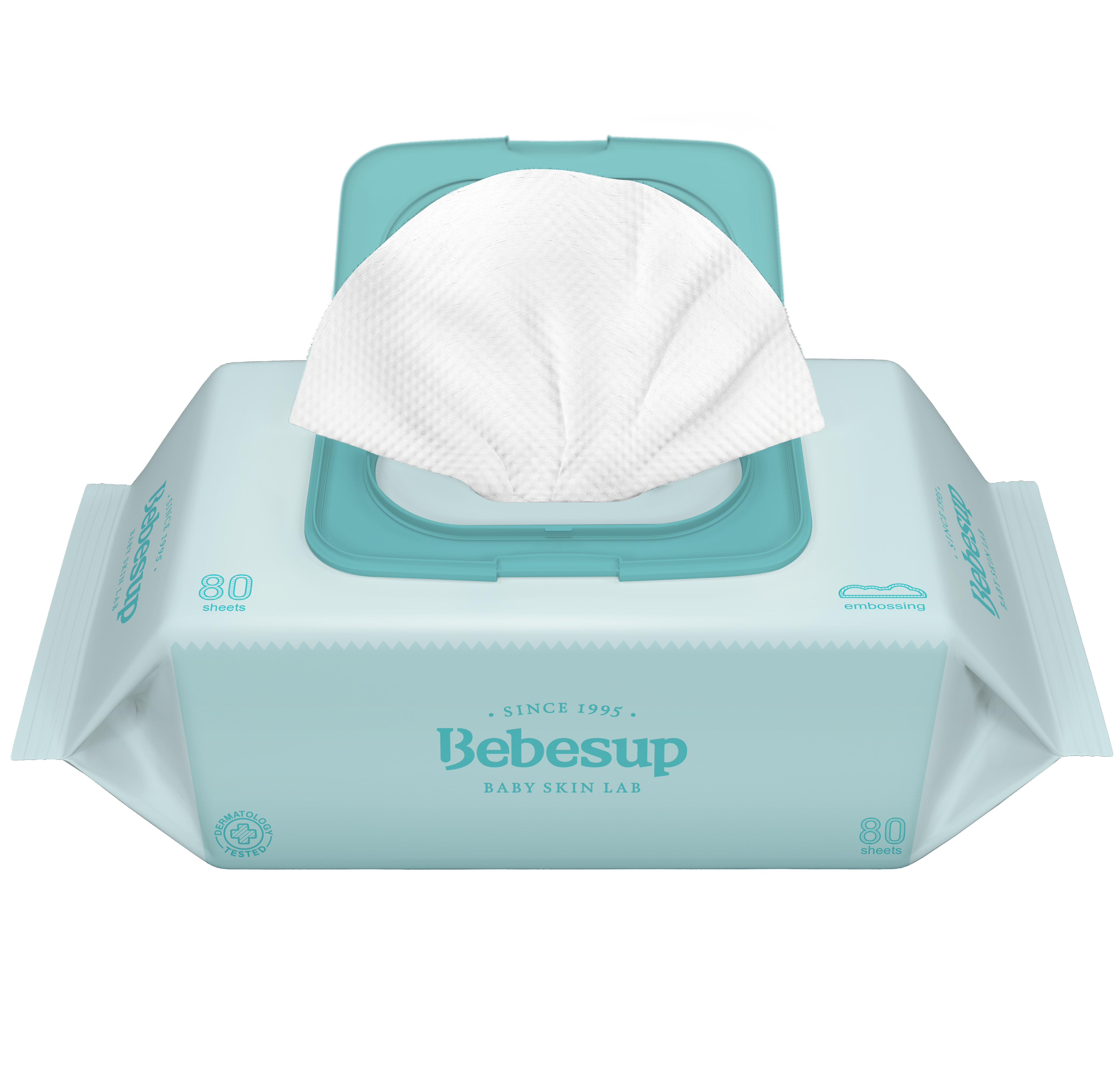 Khăn Ướt Hàn Quốc Bebesup Sensitive 20 Tờ/Gói Bỏ Túi Thương Hiệu Bebesup